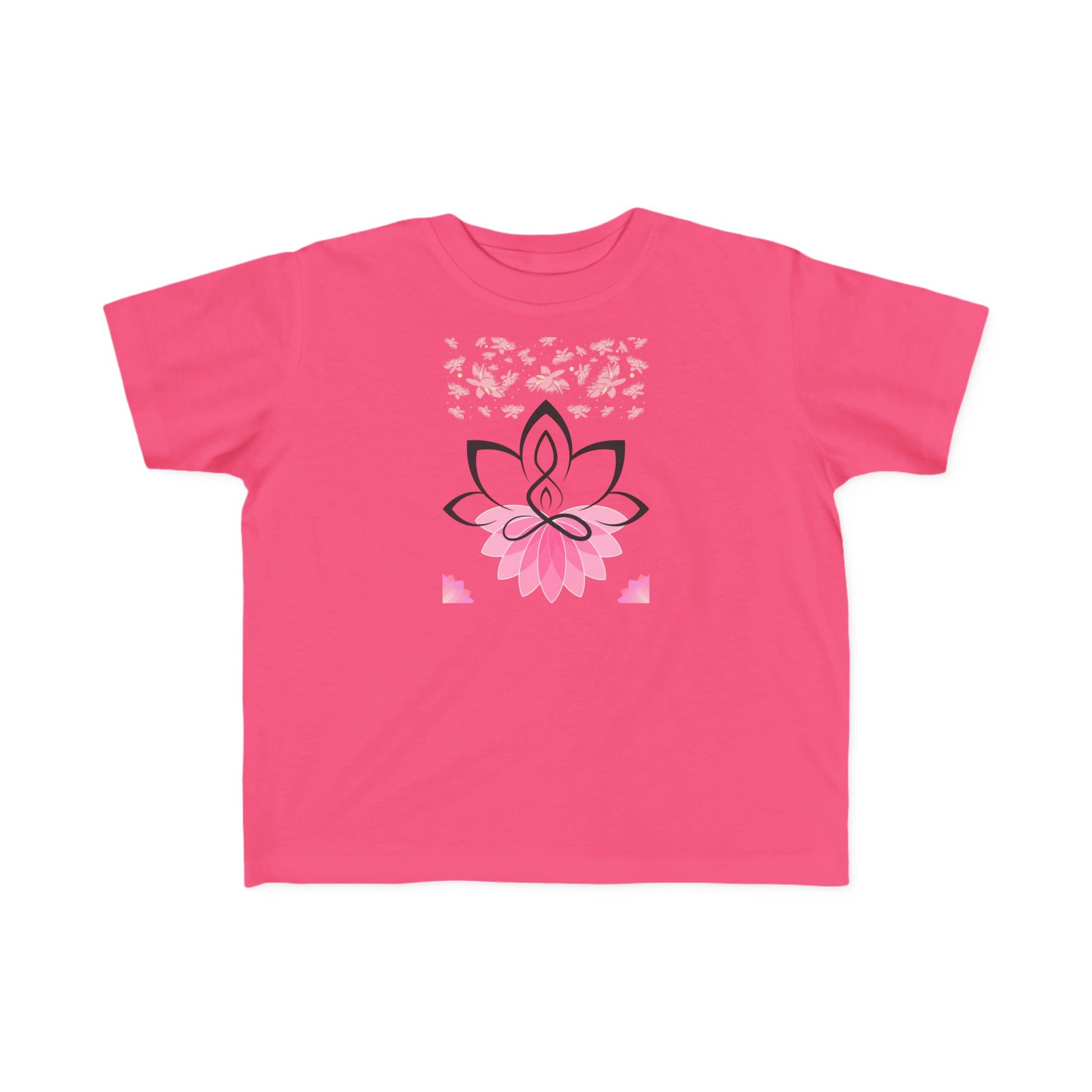 Toddler's Jersey Tee Shirt Lotus Yoga