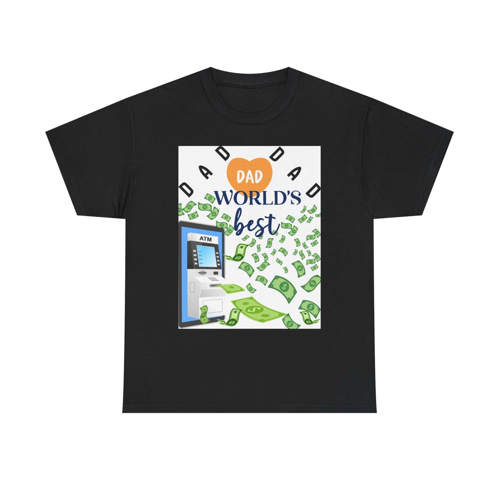 Dad World Best ATM Quality Cotton Tee Shirt