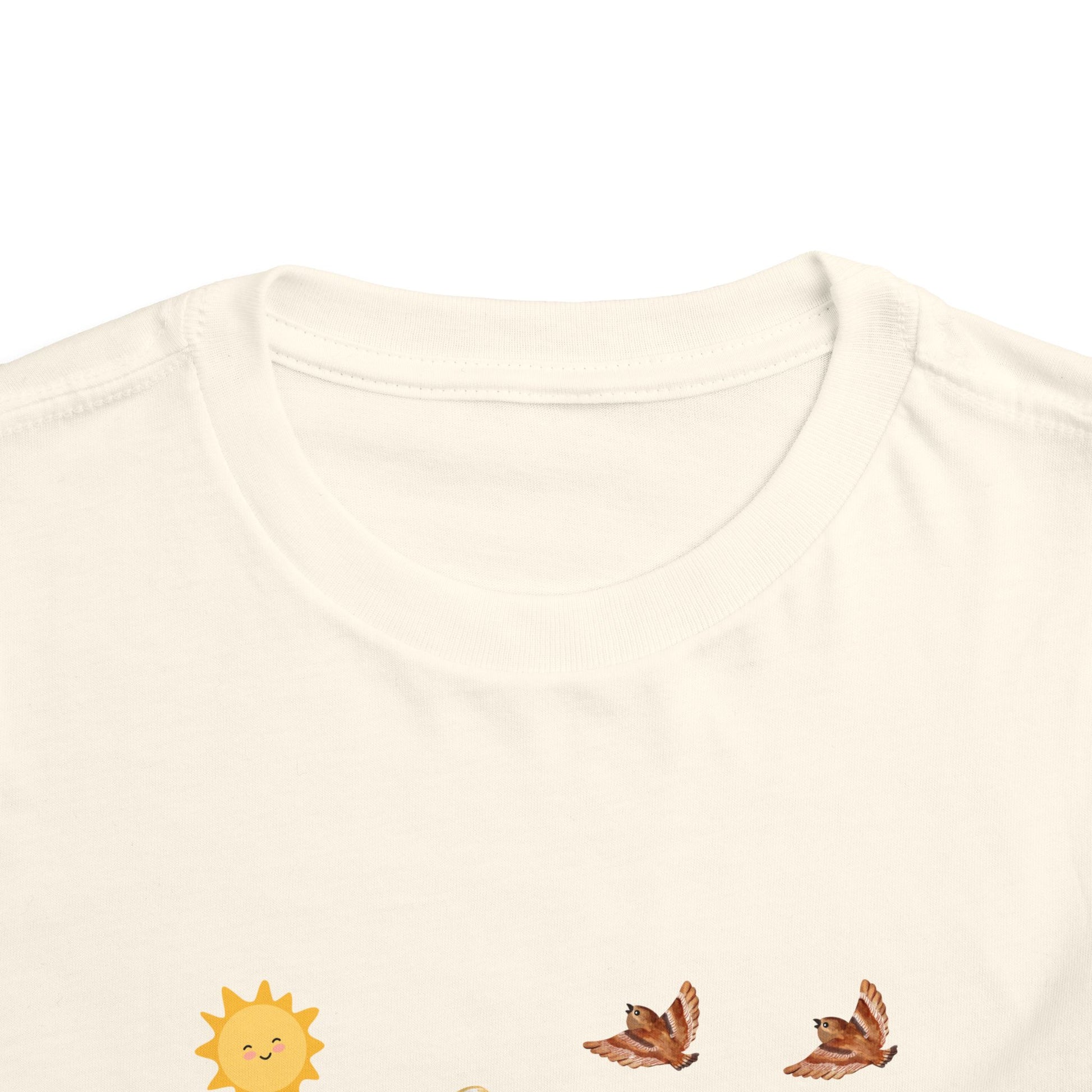 Toddler Short Sleeve Tee Shirt Cubs In Flower Bush