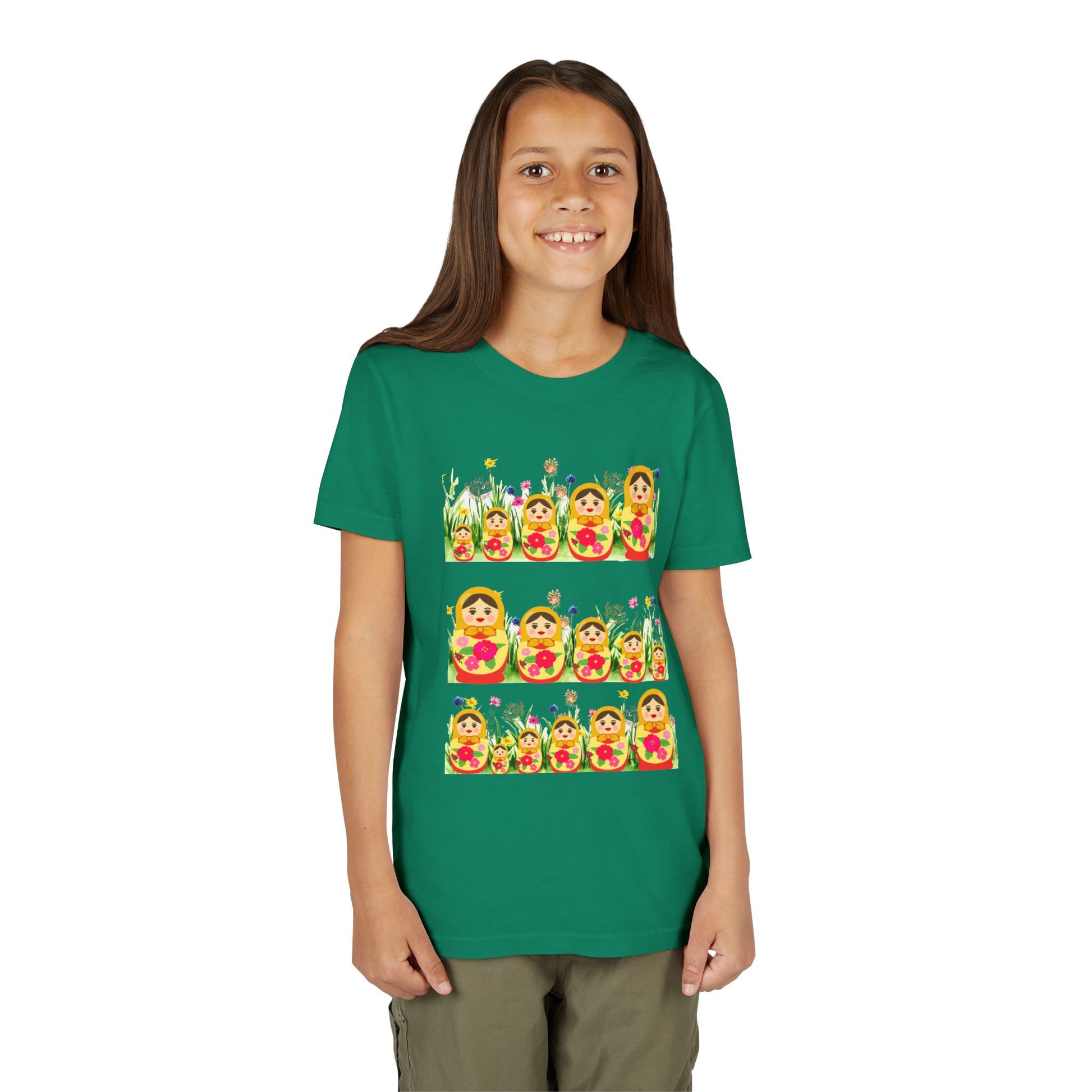 Youth Flower Patch Short Sleeve Shirt