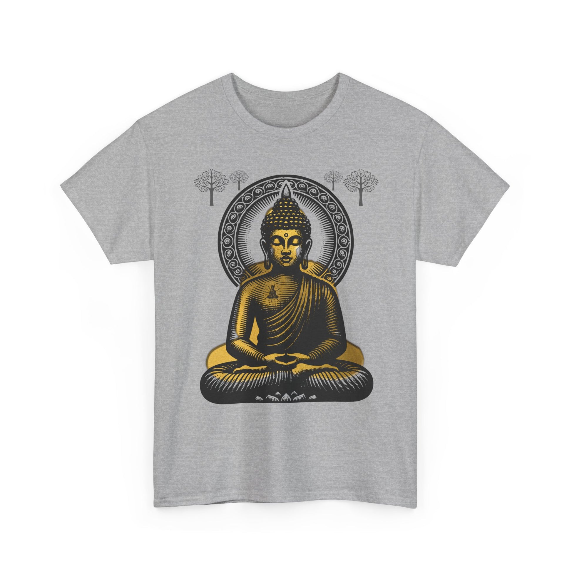 Peaceful Reality Design Heavy Cotton Tee Shirt