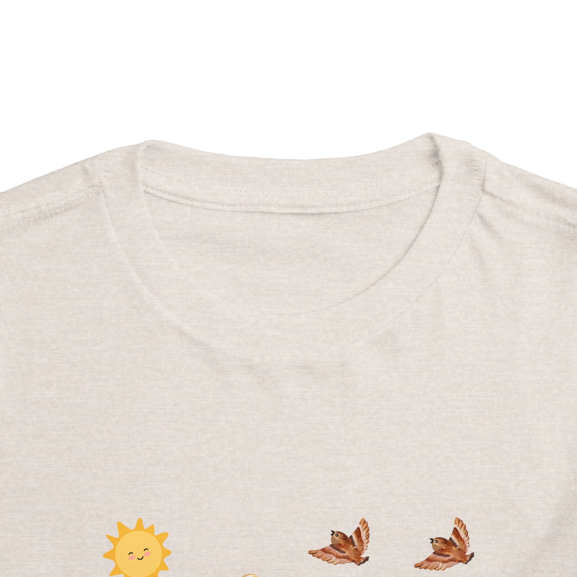 Toddler Short Sleeve Tee Shirt Cubs In Flower Bush