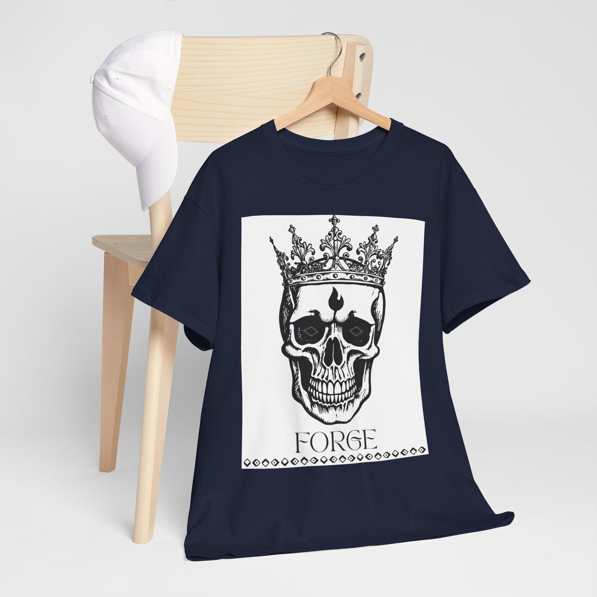 Skull "Forge" Cotton Tee Shirt