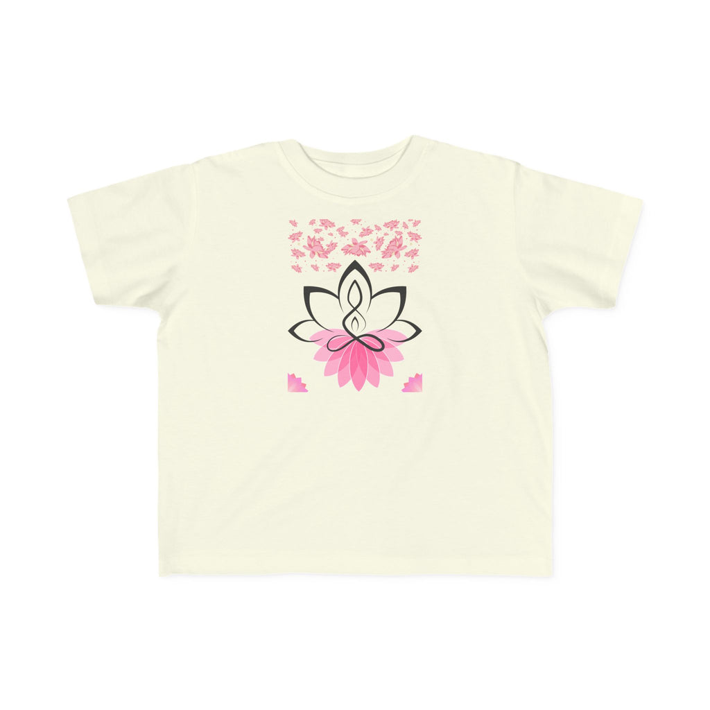Toddler's Jersey Tee Shirt Lotus Yoga