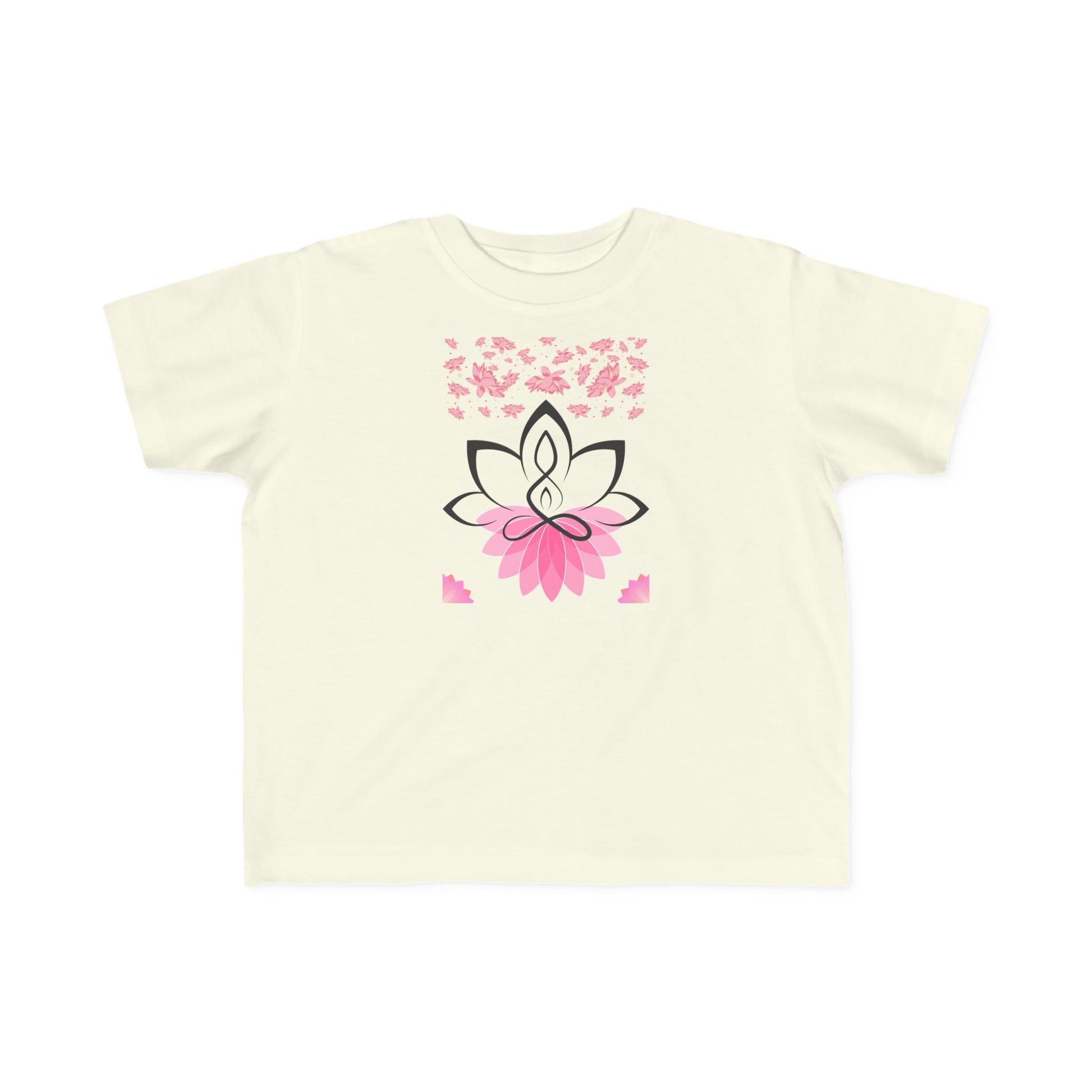 Toddler's Jersey Tee Shirt Lotus Yoga