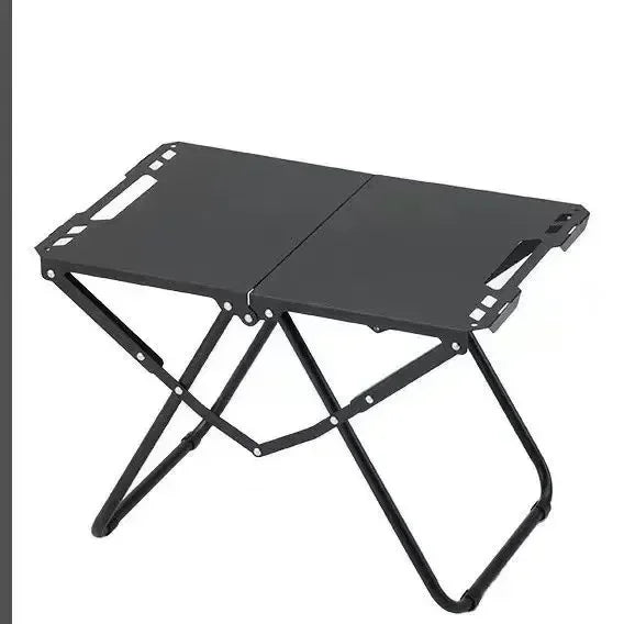 Portable Folding Table Outdoor or Indoor Picnic Table Lightweight Design Hanging Storage Space Travel Cooking Table