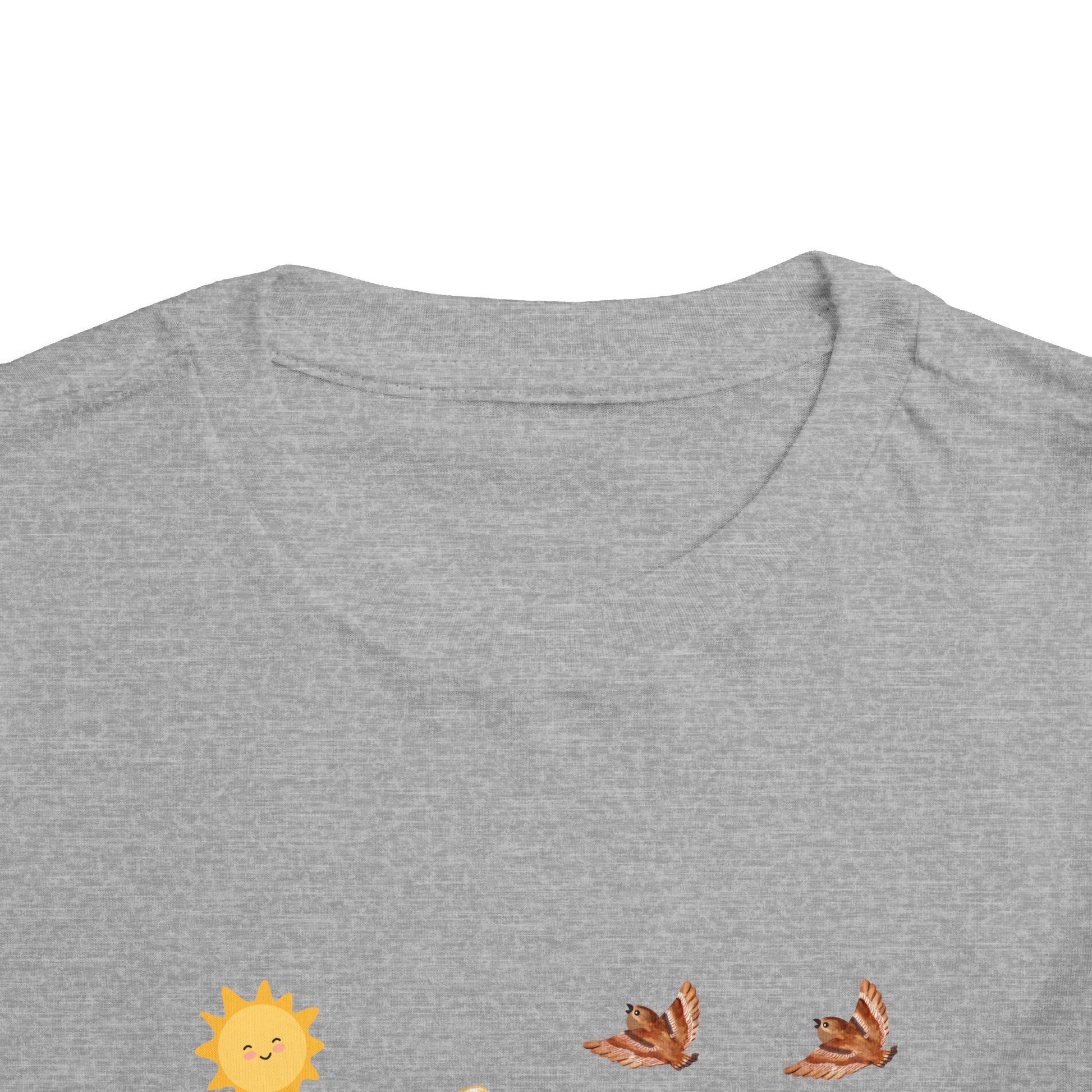Toddler Short Sleeve Tee Shirt Cubs In Flower Bush