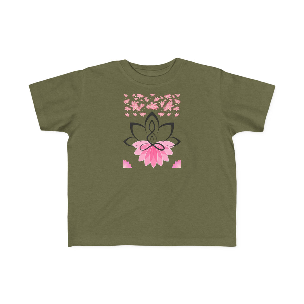 Toddler's Jersey Tee Shirt Lotus Yoga