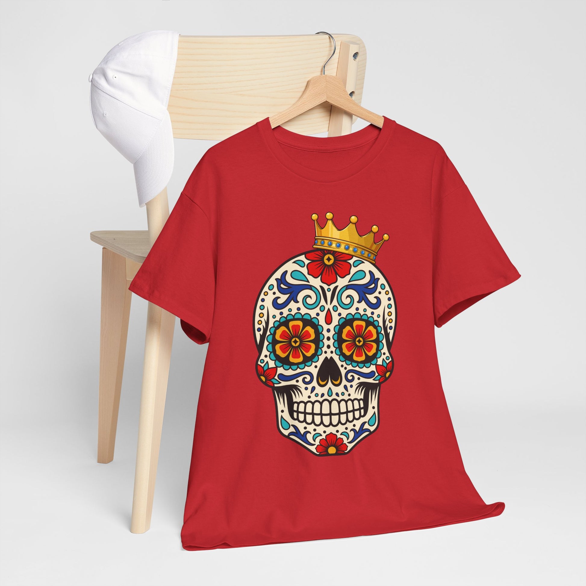Skull Crown Celebration Cotton Tee Shirt