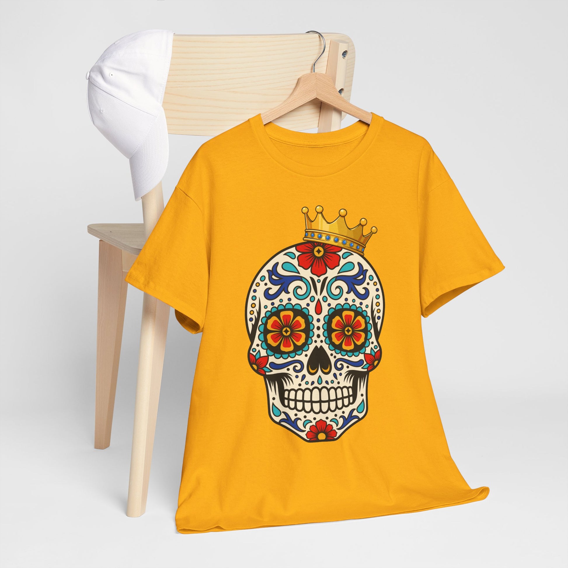Skull Crown Celebration Cotton Tee Shirt