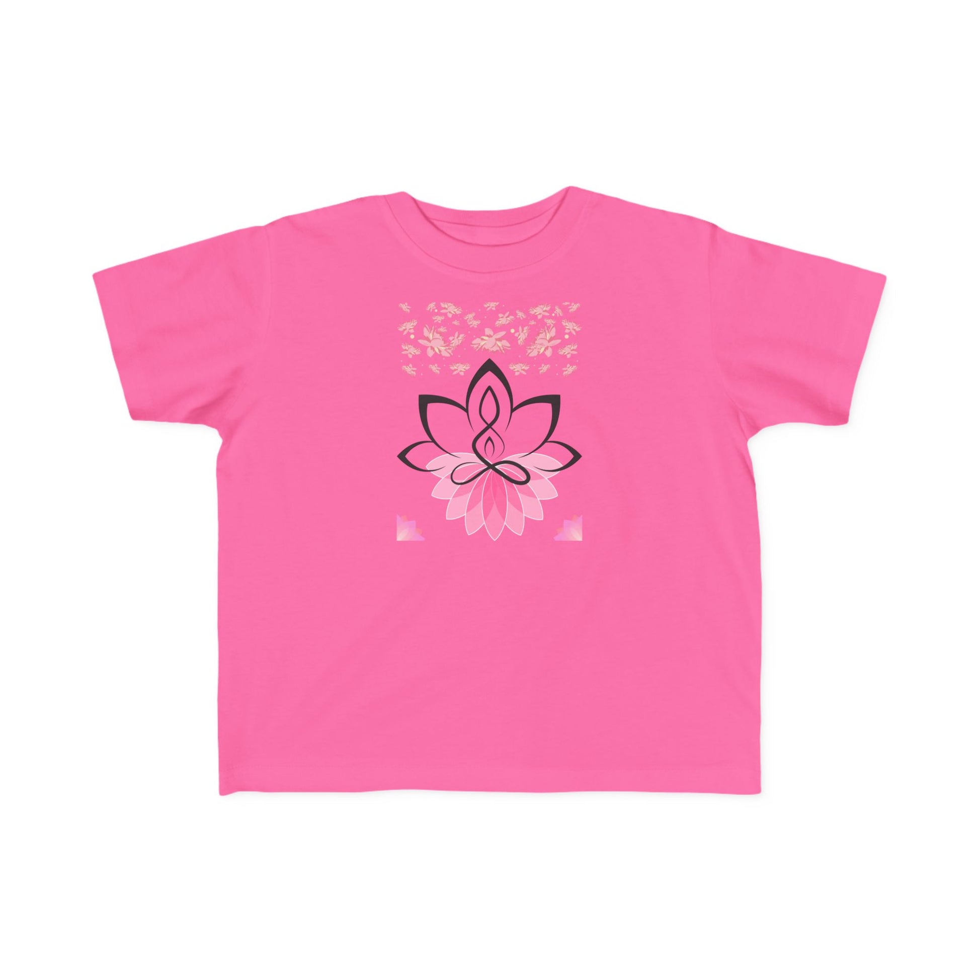 Toddler's Jersey Tee Shirt Lotus Yoga