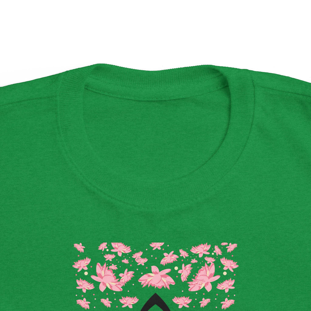 Toddler's Jersey Tee Shirt Lotus Yoga