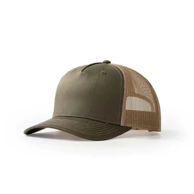 Micro-curved Brim Mesh Truck Driver Hat Men and Women Outdoor Leisure Breathable Sunshade Sports Baseball Cap