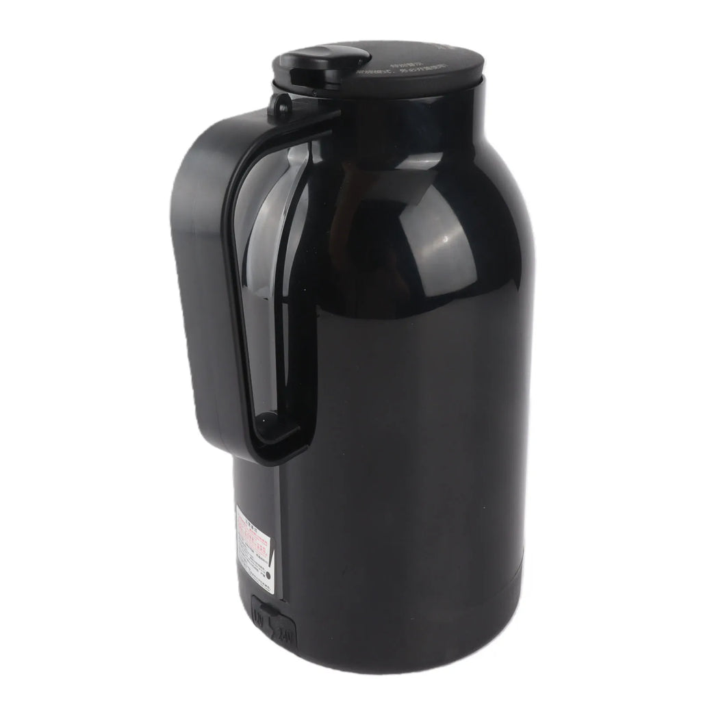 Portable Vehicle Kettle 1300ml Stainless Steel Electric Travel Water Boiler Leak Proof Anti Scald Heater For Vehicle, Semi-truck, Car, Boat Use 12V 24V Cigarette Lighter Outlet Power Source