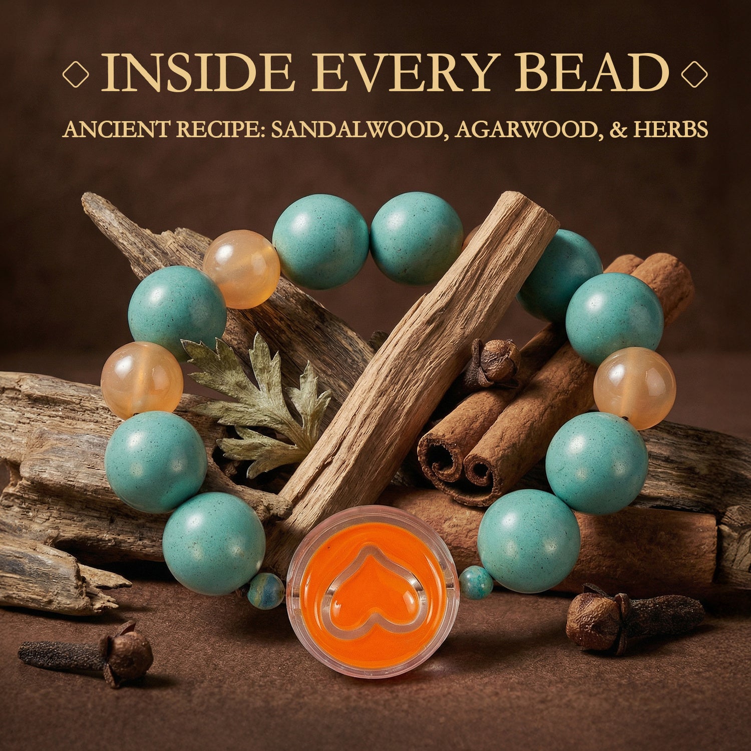Elegant Herbal Bracelet Jewelry Boost Calmness