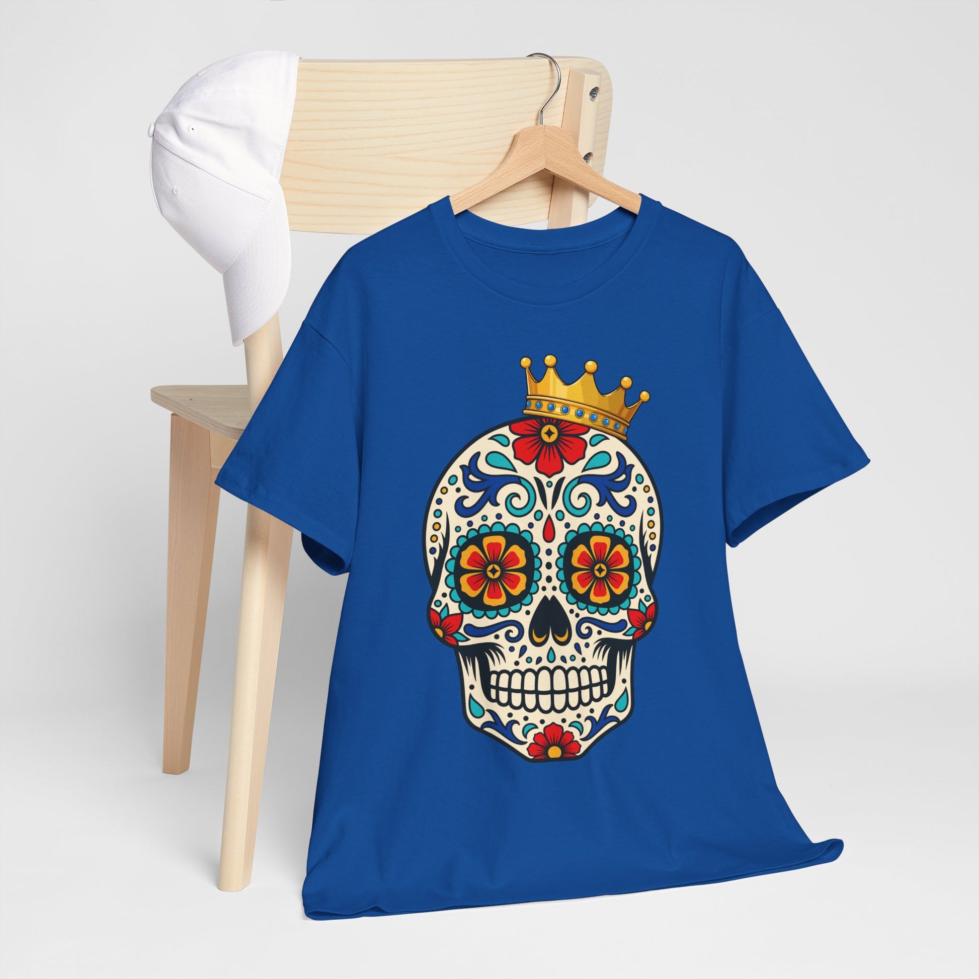 Skull Crown Celebration Cotton Tee Shirt