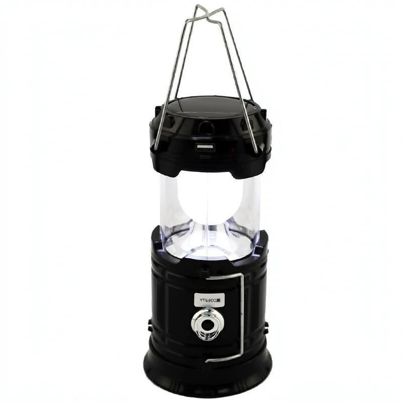 Rechargeable Solar Fan Tent Lamp Outdoor Camping / Semi Truck Travel LED Light Portable Multifunctional Lantern For Hiking Emergency First Aide Gear