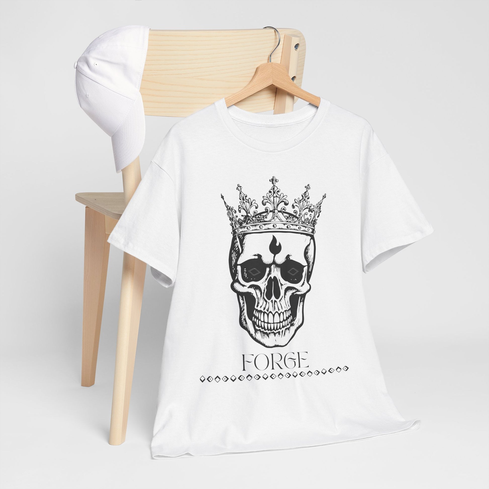 Skull "Forge" Cotton Shirt Transparent