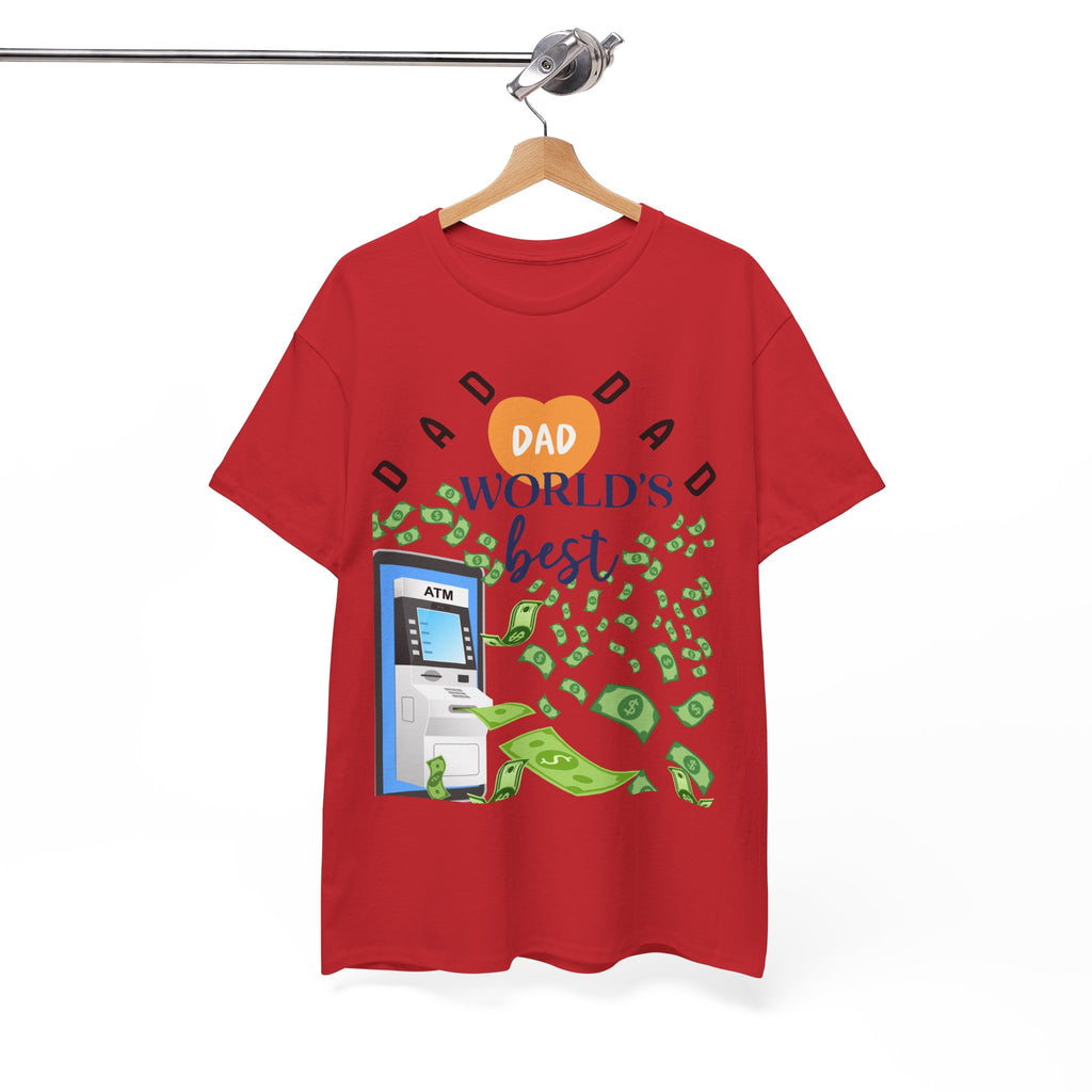 Dad Best ATM Heavy Cotton Tee Shirt Transparent