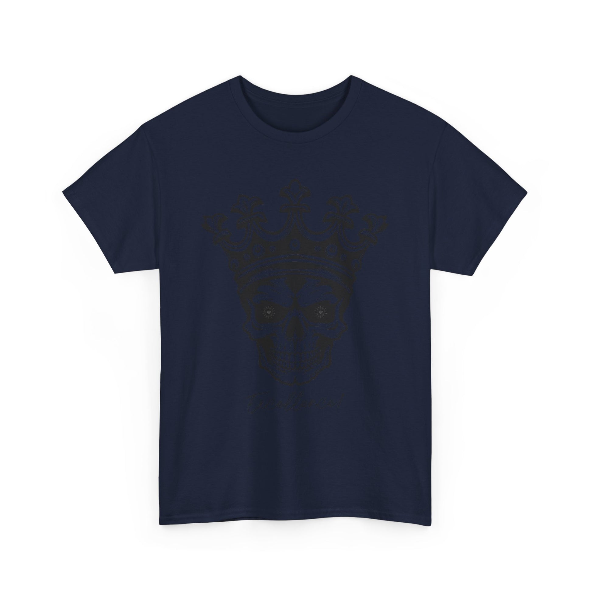 Skull "Excellence" Cotton Tee Shirt Transparent