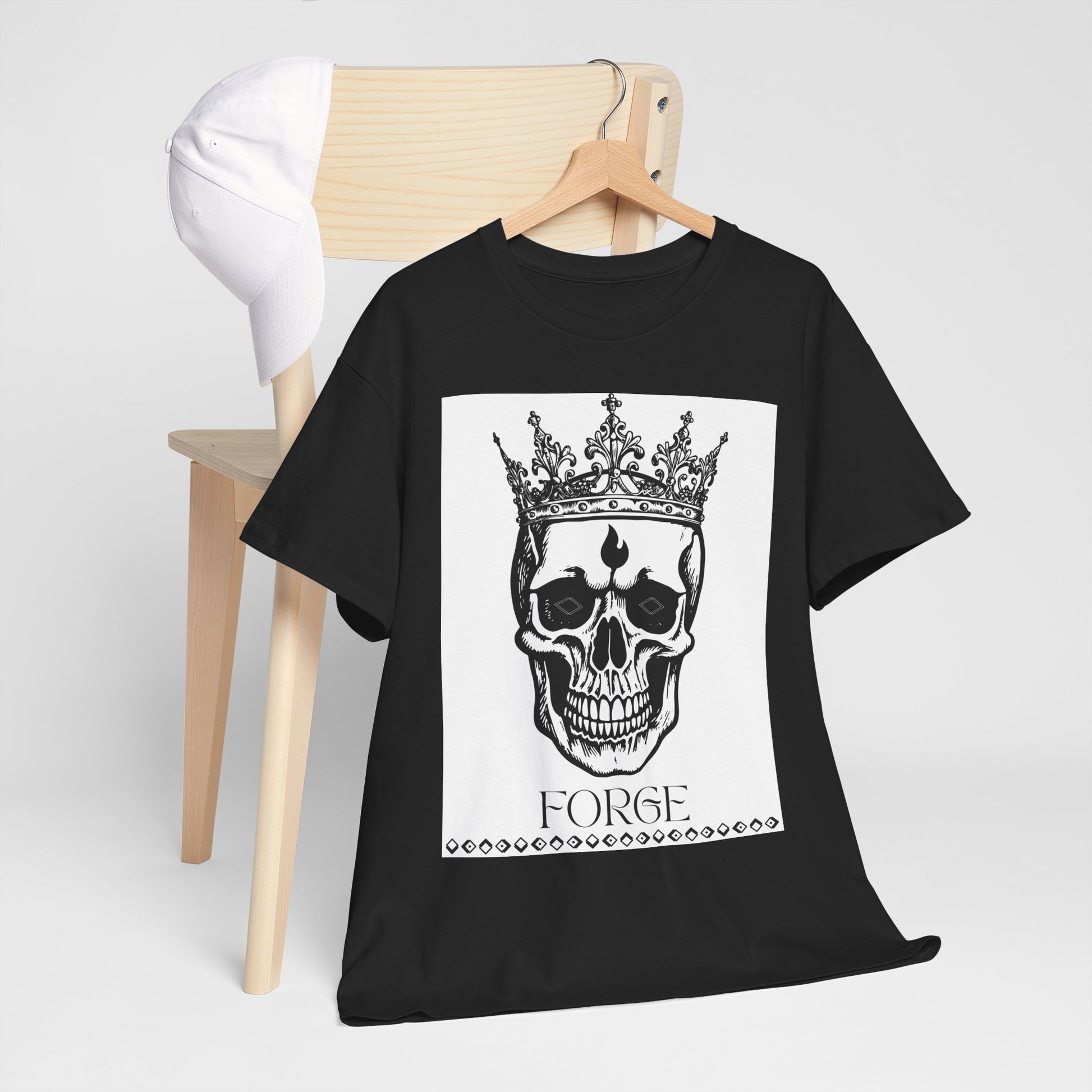 Skull "Forge" Cotton Tee Shirt