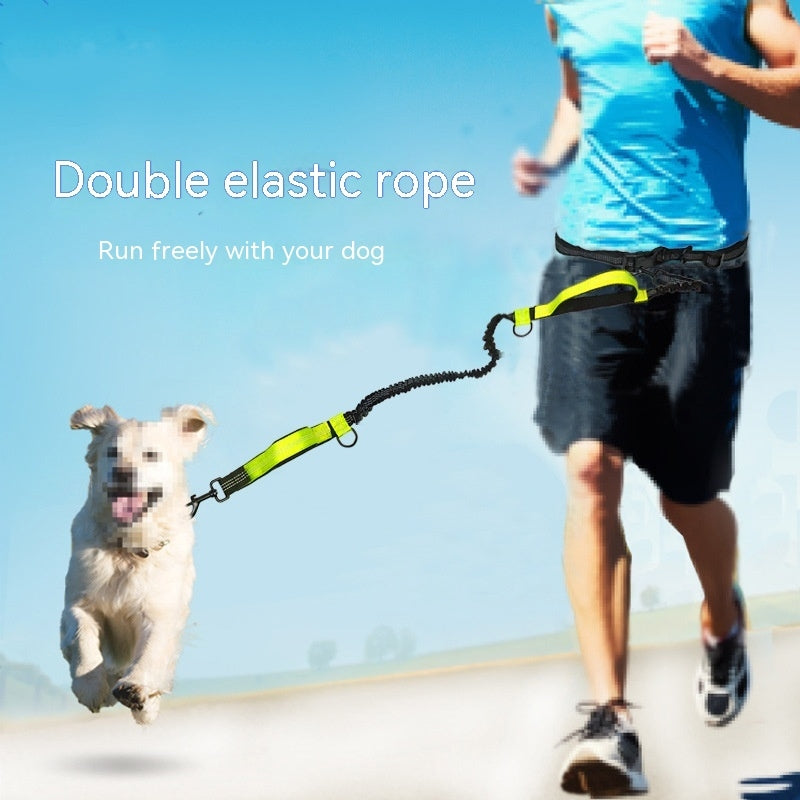 Jog with Fur Buddy Pet Traction Rope Multifunctional Secure Around Leg