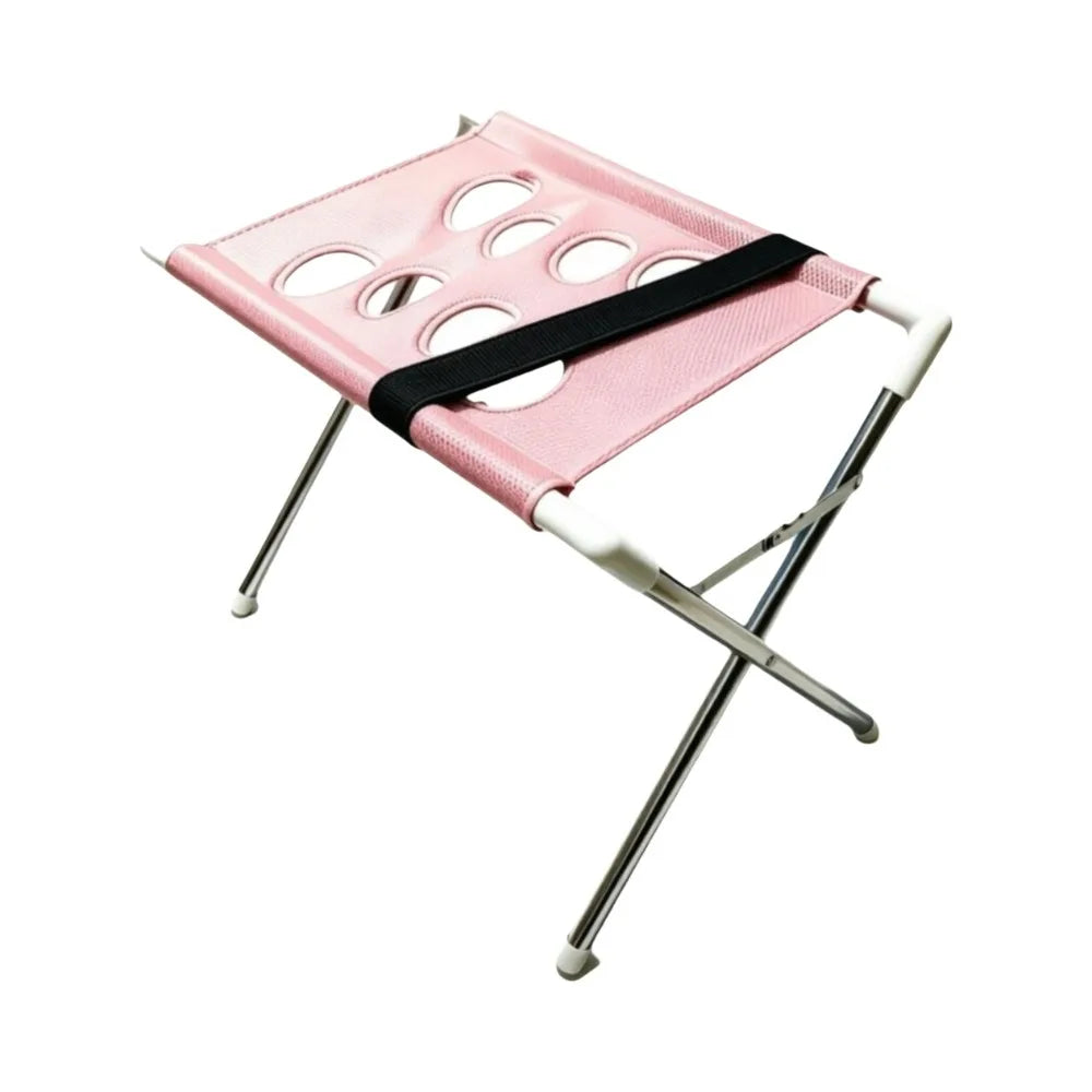 Foldable Pet Grooming Table Non-Slip Quick-Dry Mesh Pet Grooming Hammock Comfortable Stainless-Steel Frame Good For Pet Bathing Stand