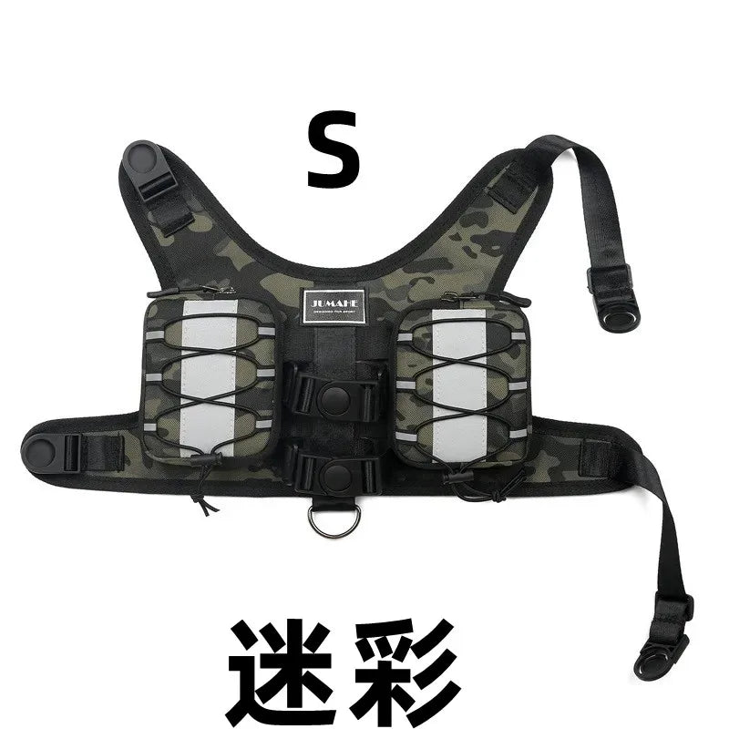 Dog Backpack for Hiking Camping Travel Walking Saddle Bag for Small Medium Dog Waterproof Tactics Pack