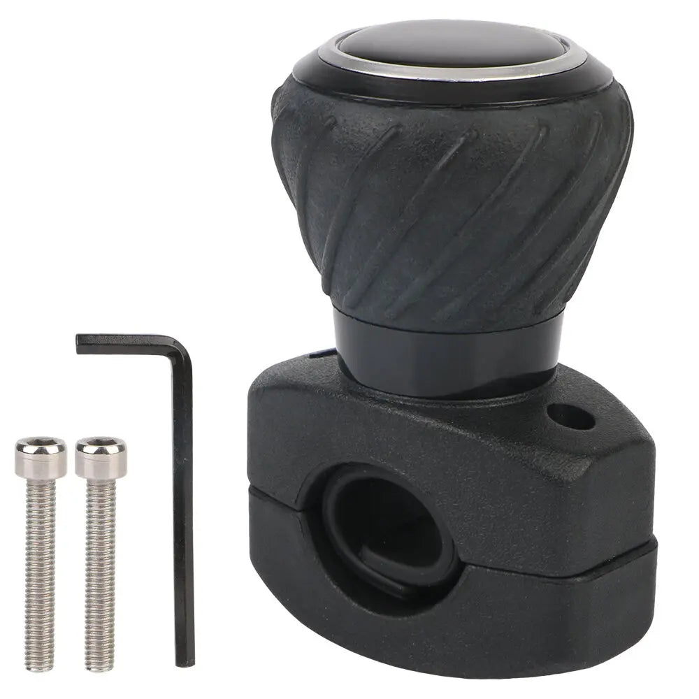 Steering Wheel Booster Spinner Knob For Truck, Semi Tractor, Car, Boat, or Forklift 360 Degree Grip Ball Turning Hand Control