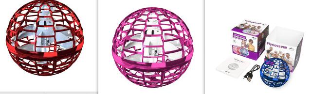 Fun Spinning Flying Sphere. Interactive. Kids Toys or Adult Gifts