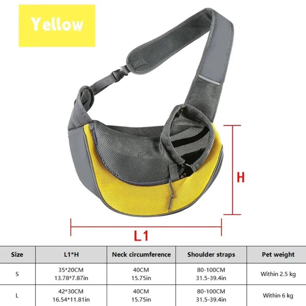 Dog Outdoor Backpack Breathable Mesh Crossbody Bag Puppy / Small Dog / Cat / Any Pet Buddy Can Travel Along Hiking Camping Outdoor Long Distance Travel With Pet Pet Carrier