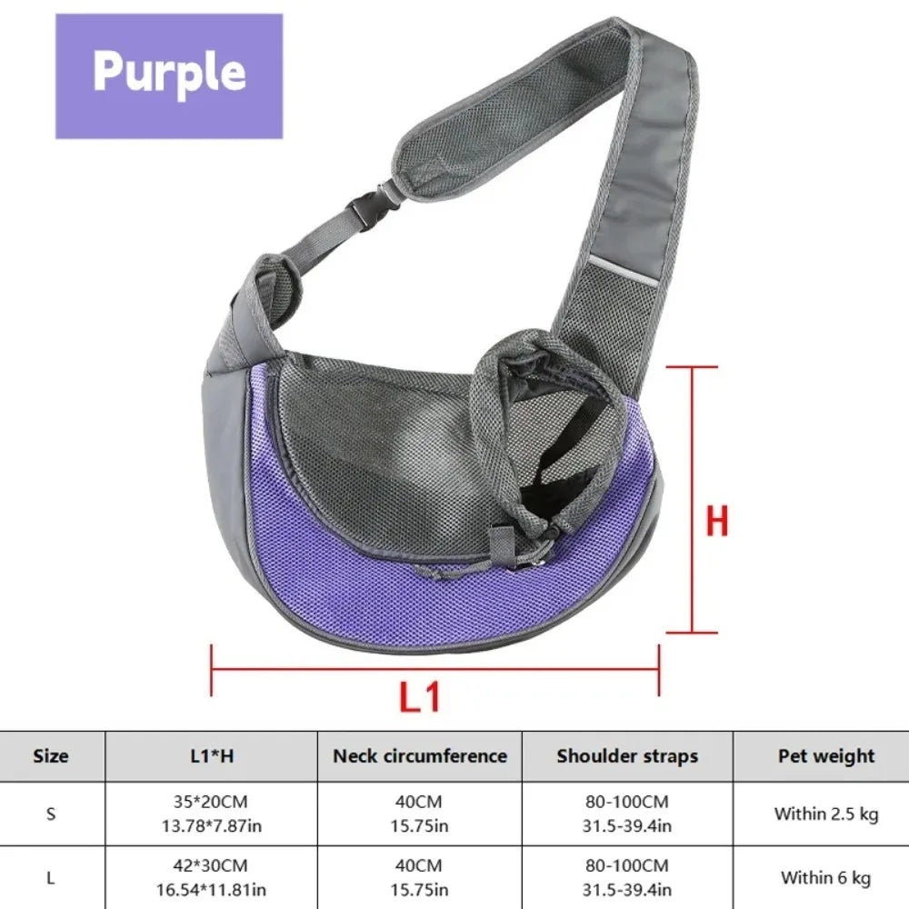 Dog Outdoor Backpack Breathable Mesh Crossbody Bag Puppy / Small Dog / Cat / Any Pet Buddy Can Travel Along Hiking Camping Outdoor Long Distance Travel With Pet Pet Carrier