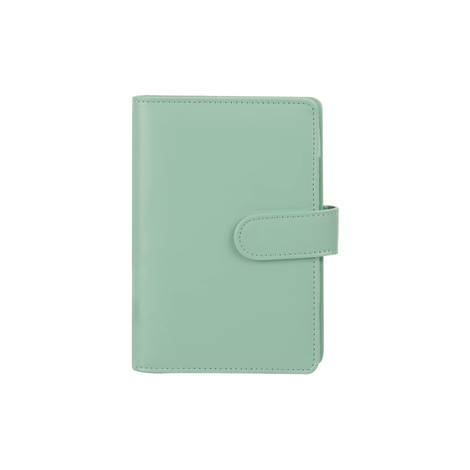 Loose-leaf Vegan Material Leather Budget Organizer With Zipper Wallet Bill Storage Bag Notebook