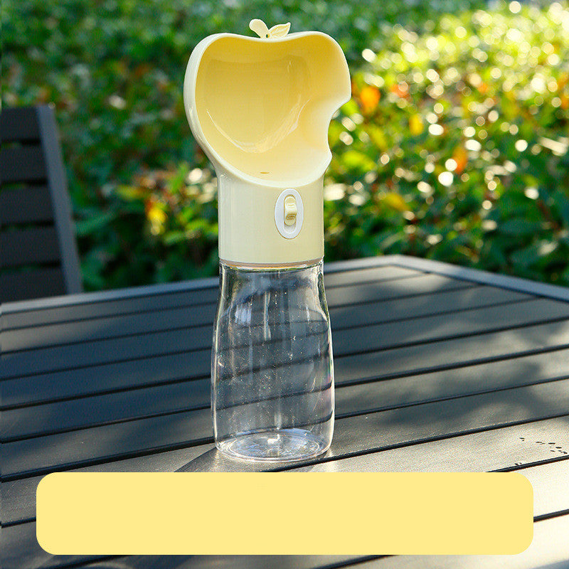 Pet Large-capacity Outing Water Bottle With Wrist Strap Walking The Dog To Drink