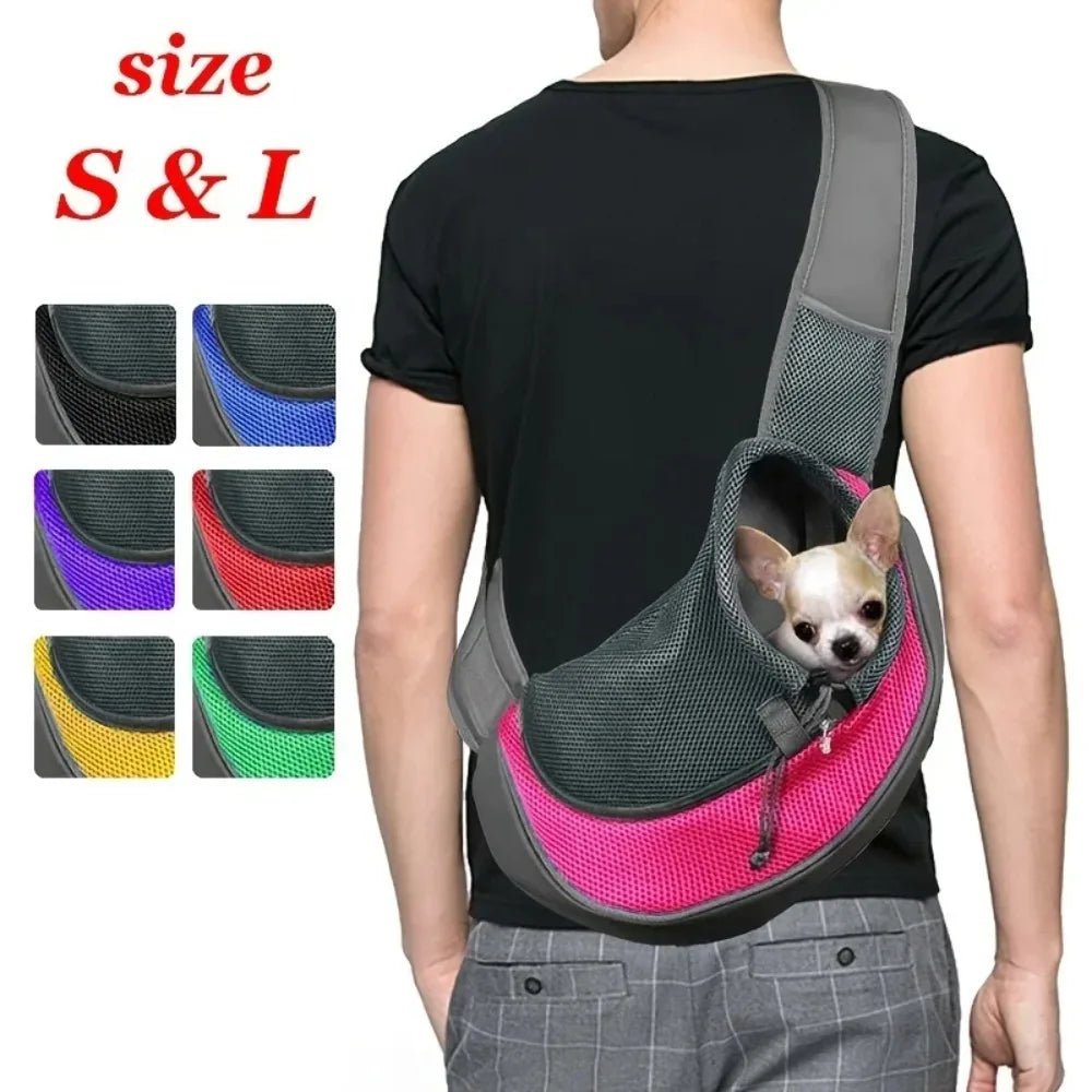 Dog Outdoor Backpack Breathable Mesh Crossbody Bag Puppy / Small Dog / Cat / Any Pet Buddy Can Travel Along Hiking Camping Outdoor Long Distance Travel With Pet Pet Carrier