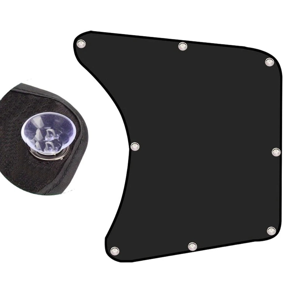 Commercial Semi Tractor Vehicle Sun Blocker Truck Side Window Shades For Sunny Day Driving Glare Reduction Suction Cup Installation 2 Sun Blockers Per Pack