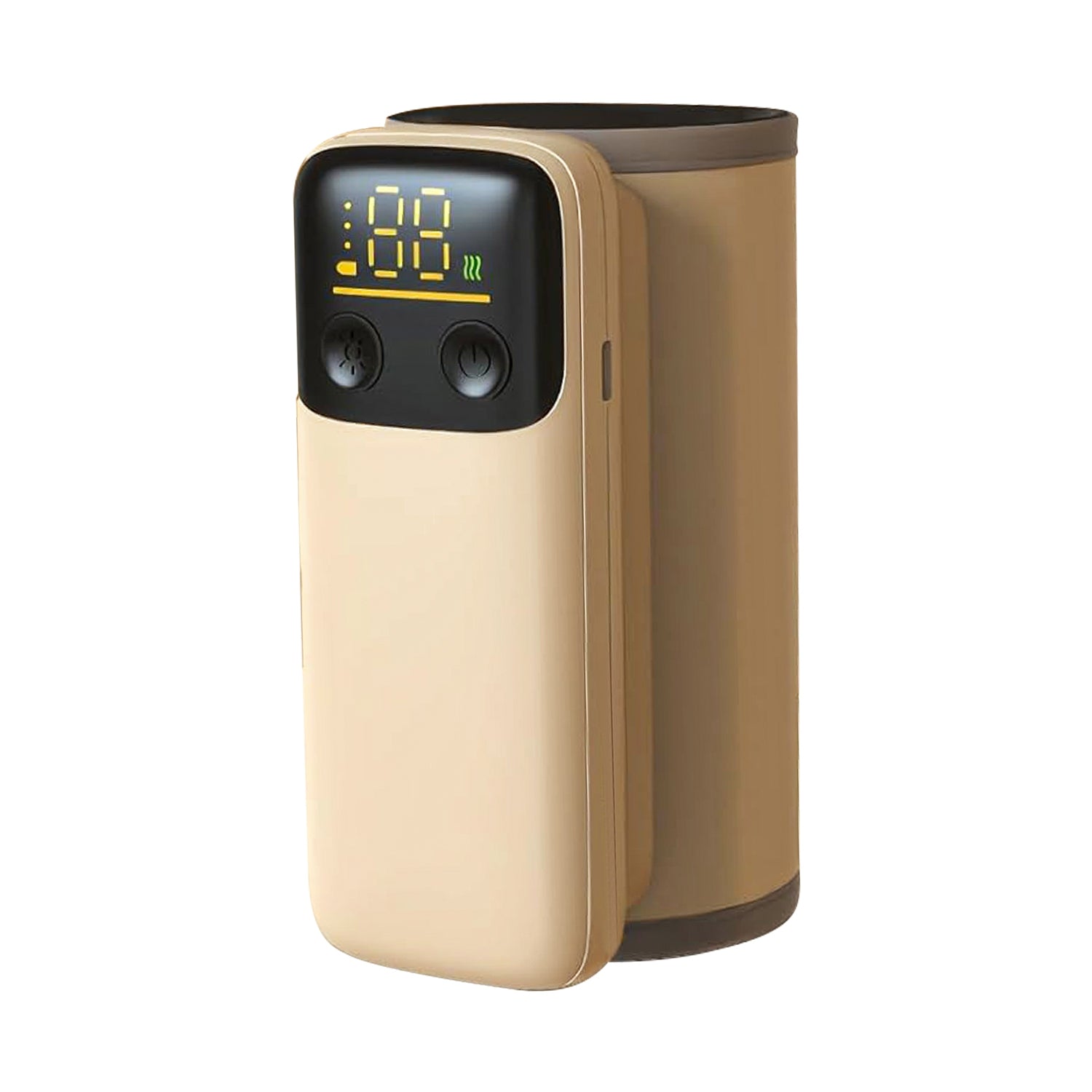 1Pc Portable Bottle Warmer With Night Light On The Go Coffee Mug, Canteen or Baby Bottle Milk Warmer Chargeable for Travel With 6 Heating Levels