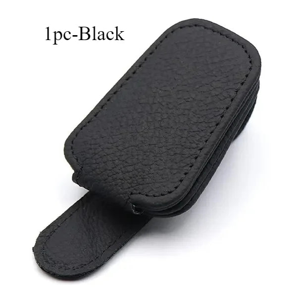 Car / Semi Truck Sun Visor Glasses Case Holder Sunglasses Clip Ticket Card Clip Multifunction Portable Clip Auto Interior Accessories