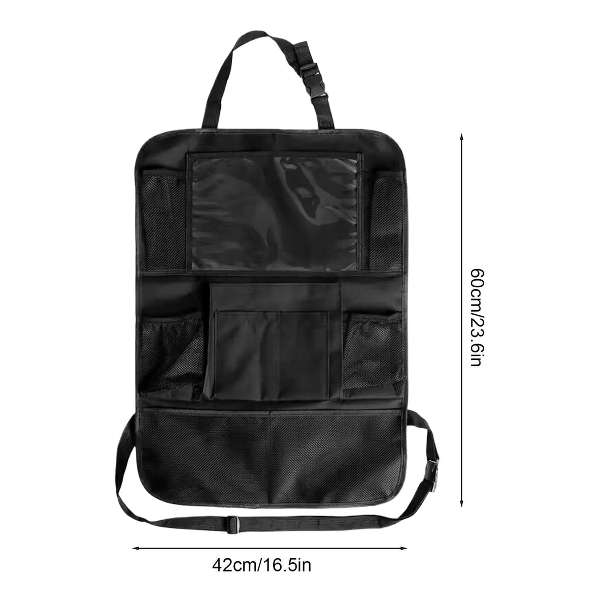 Back Seat Car Organizer Large Capacity Stain Resistant Car Back Seat Storage Bag For Automotive Truck Travel Camping Toys Snack