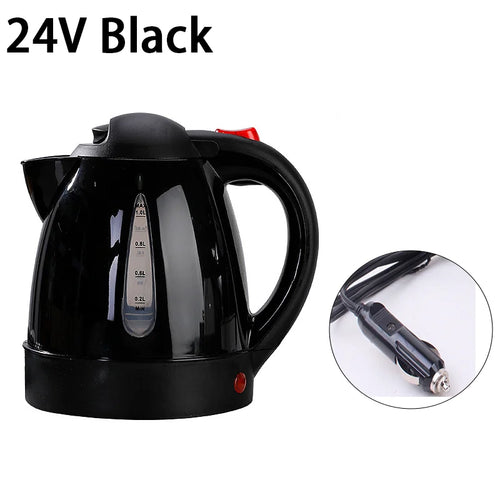 1000 ML Car Hot Kettle Car Truck Water Heater 250 W 12/24 V Tea Coffee Kettle Fast Boiling for Coffee Tea Drinks for Travel Home