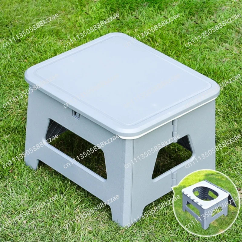 1PC Multi-Functional Outdoor Stool Toilet Vehicle-Mounted Emergency Camping Toilet Seat Portable Foldable Travel Mobile Toilet