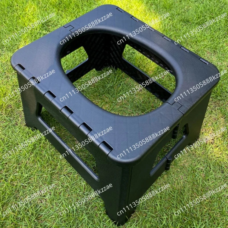 1PC Multi-Functional Outdoor Stool Toilet Vehicle-Mounted Emergency Camping Toilet Seat Portable Foldable Travel Mobile Toilet