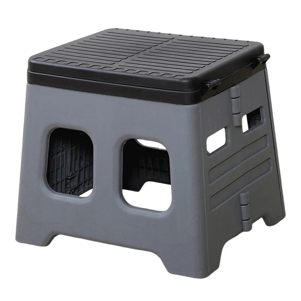 Portable Camping Toilet with Lid Folding Toilet Multifunctional Foldable Outdoor Toilet Seat for Camping Travel  Emergencies