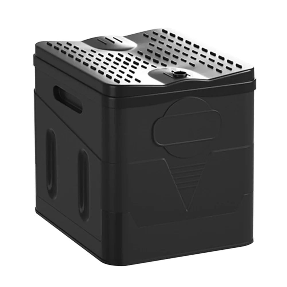 Portable Camping Toilet with Lid Folding Toilet Multifunctional Foldable Outdoor Toilet Seat for Camping Travel  Emergencies