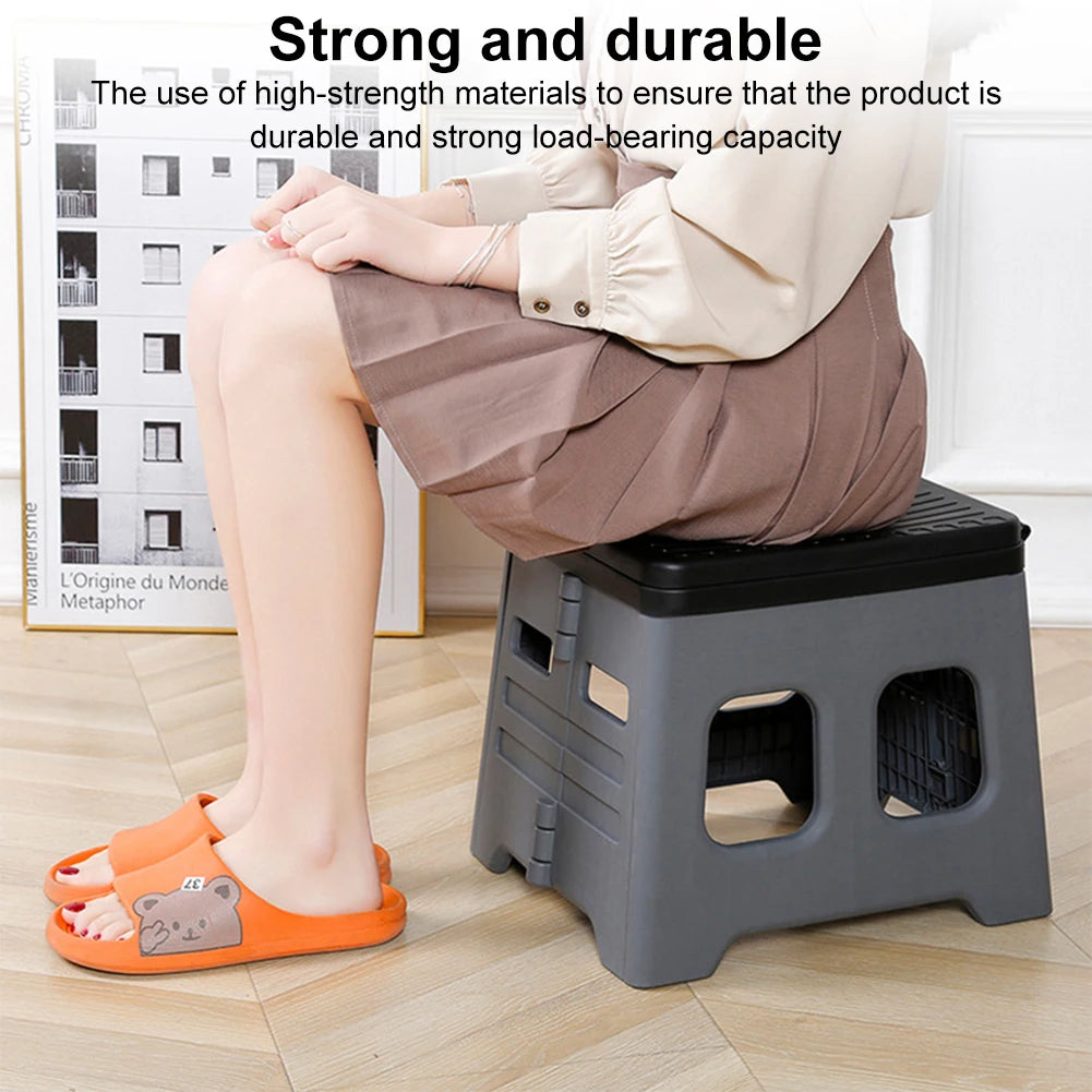 Portable Camping Toilet with Lid Folding Toilet Multifunctional Foldable Outdoor Toilet Seat for Camping Travel  Emergencies